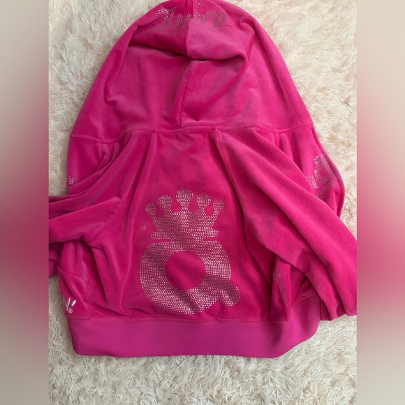 rare Juicy Couture x Dunkin’ velour hoodie - Picture 6 of 8